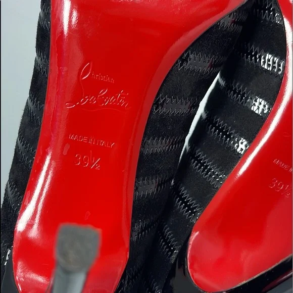 ❤️Authentic 🖤 Christian Louboutins mid calf Bootie - Picture 10 of 12